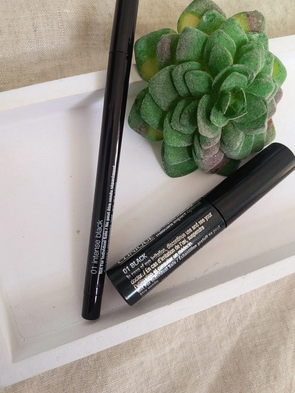 🌸 Clinique Black High Impact Mascara + High Impact Gel Eyeliner Duo NWT